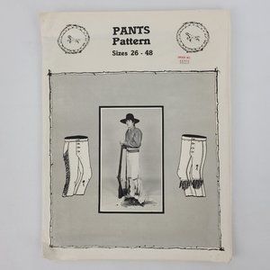 Vtg 1982 Northwest Traders Western Cowboy sizes 24-48 Historic Costume Pattern